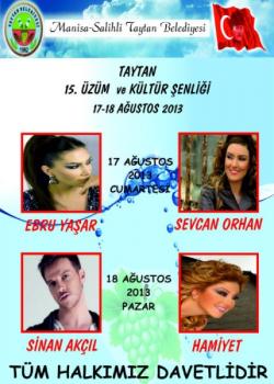 Taytan 15. Üzüm ve Kültür Şenliği (Manisa-Salihli)