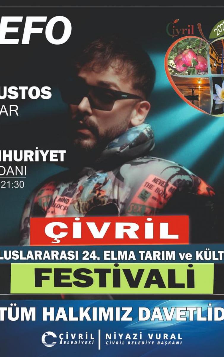 28 AĞUSTOS 2022 ÇİVRİL ULUSLARARASI 24.ELMA TARIM FESTİVALİ SEFO KONSERİ